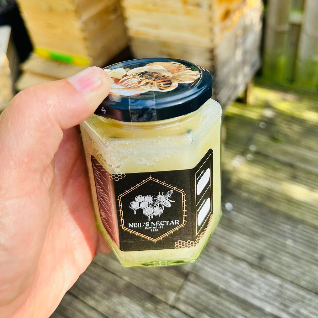 Neil's Nectar Crystallised Set Honey 340g Jar
