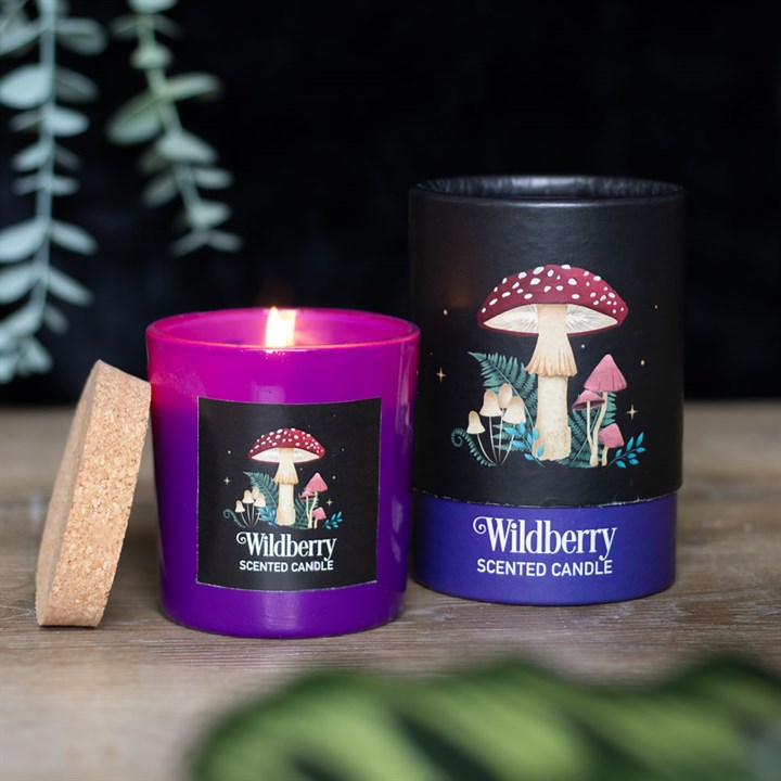 Forest Mushroom Wild Berry Candle
