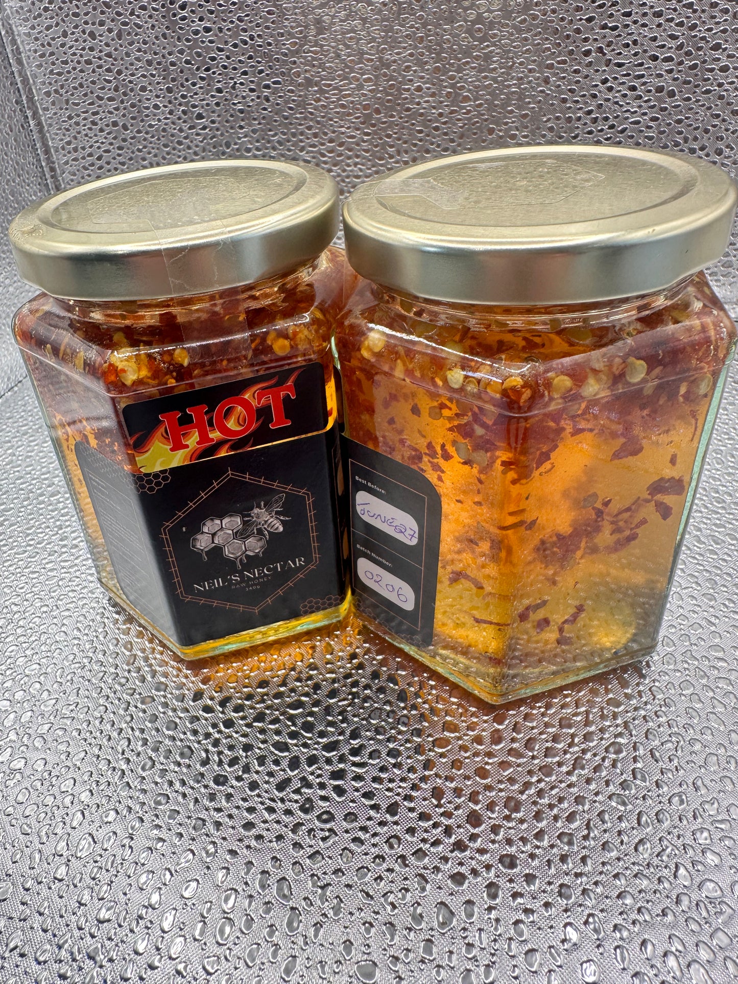 Neil's Nectar HOT Honey 340g Jar