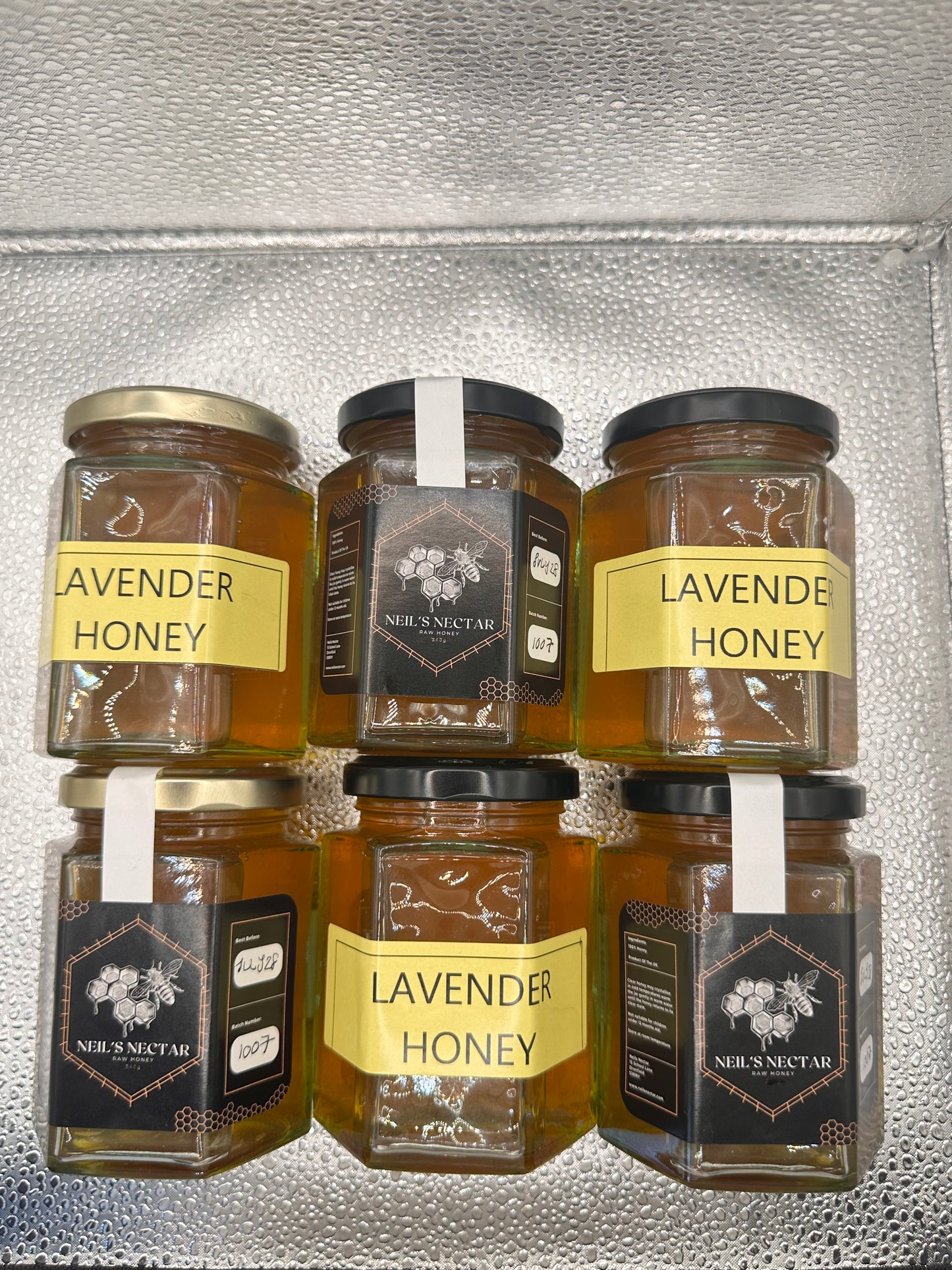Lavender infused Honey 8oz Jar 226g