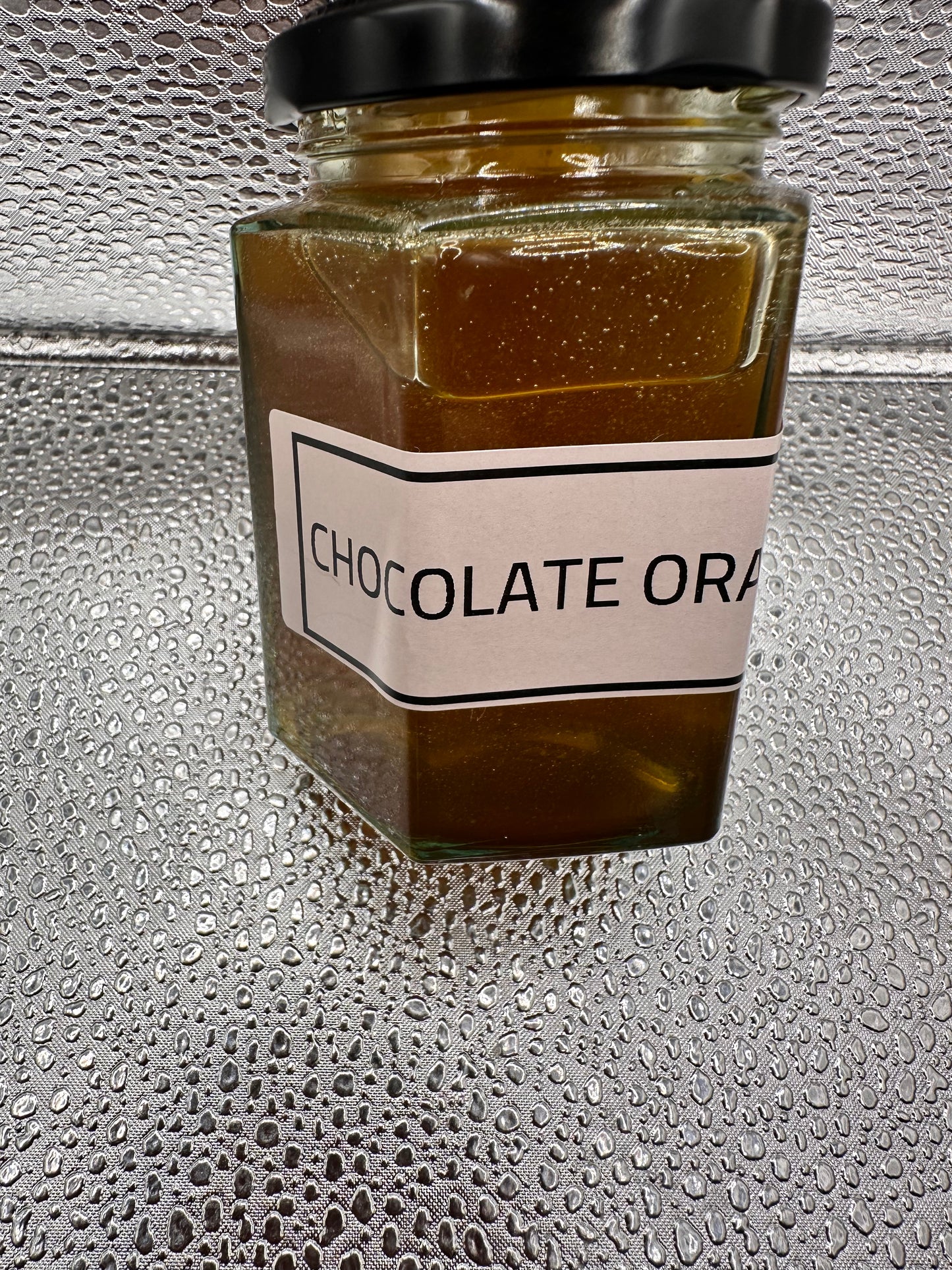 Chocolate Orange infused Honey 8oz Jar 226g