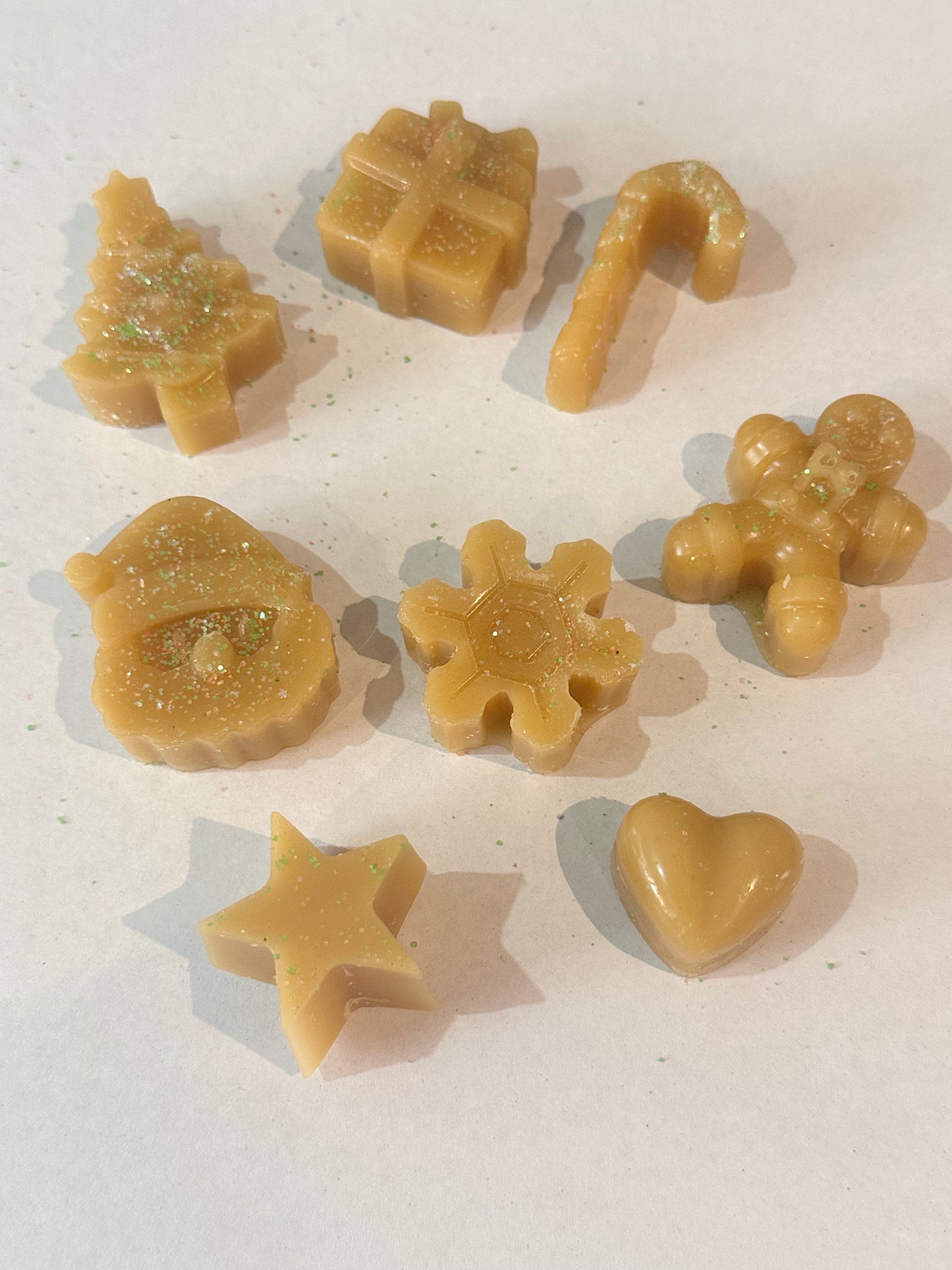 Pure Beeswax miniature Christmas figures