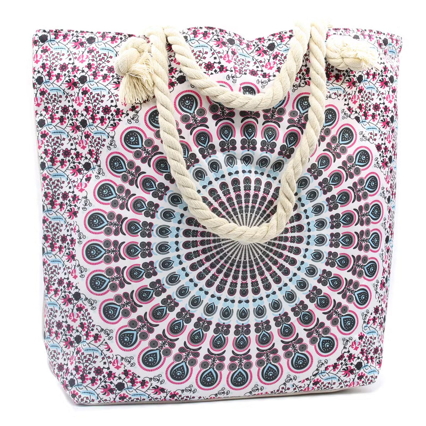 Rope Handle Mandala Bag