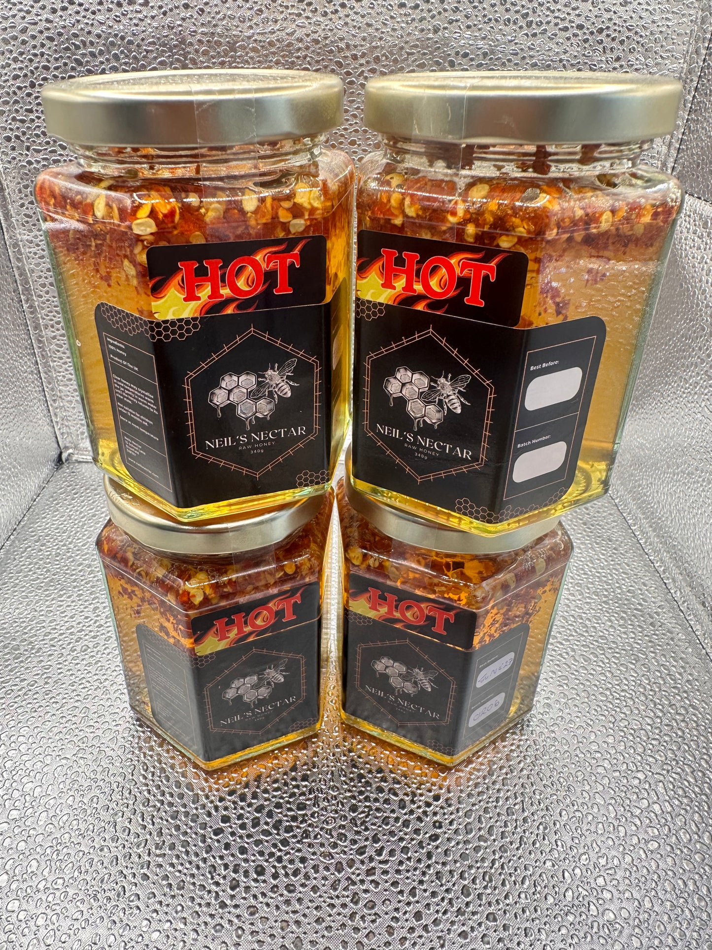 Neil's Nectar HOT Honey 340g Jar