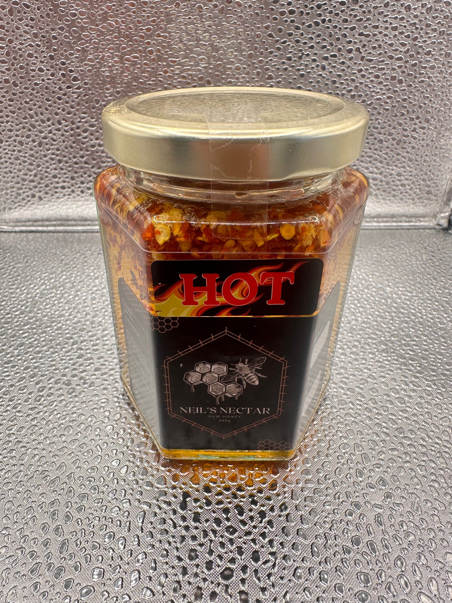 Neil's Nectar HOT Honey 340g Jar