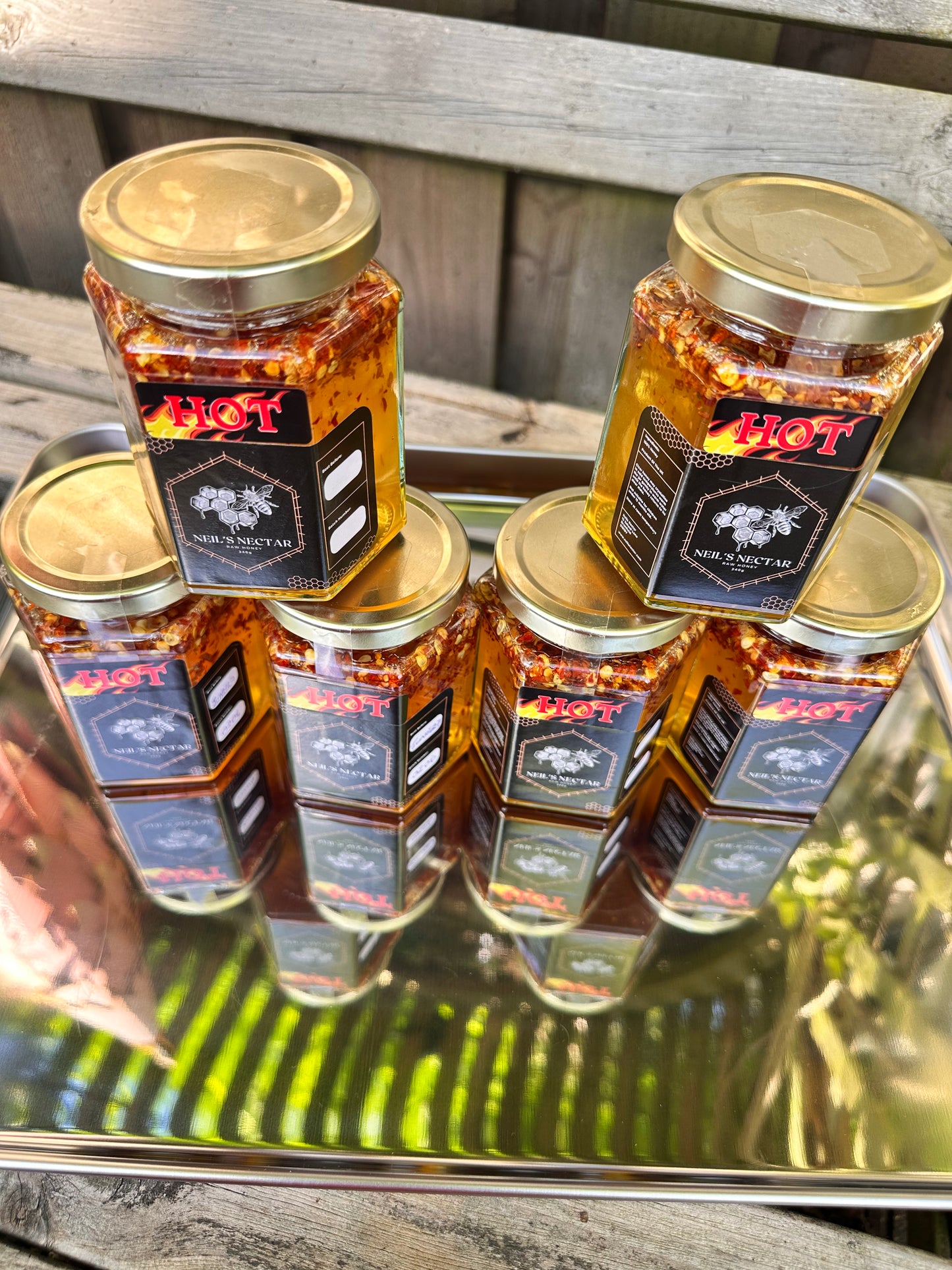 Neil's Nectar HOT Honey 340g Jar