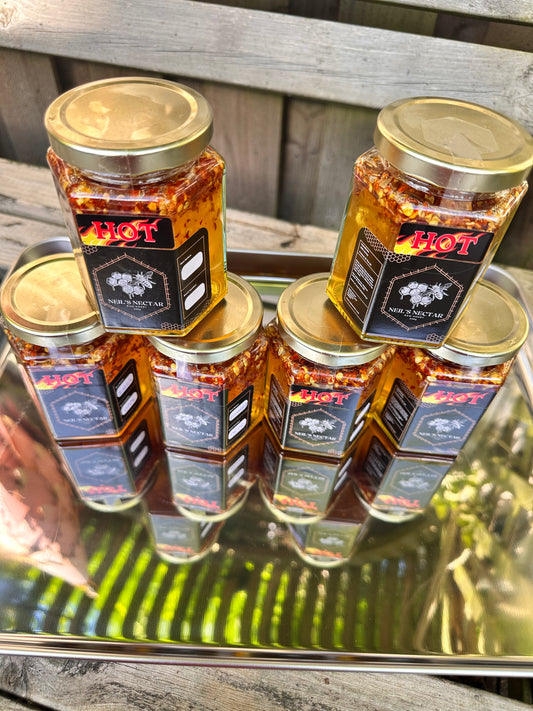 Neil's Nectar HOT Honey 340g Jar