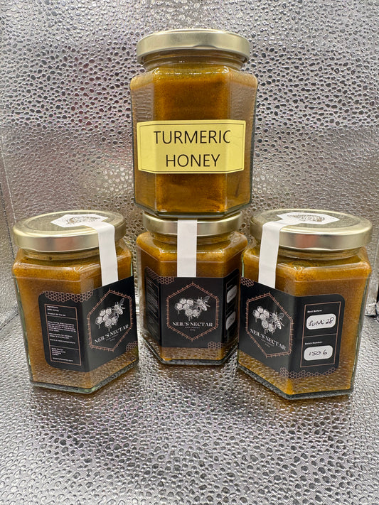 Neil's Nectar Turmeric Honey 340g jar