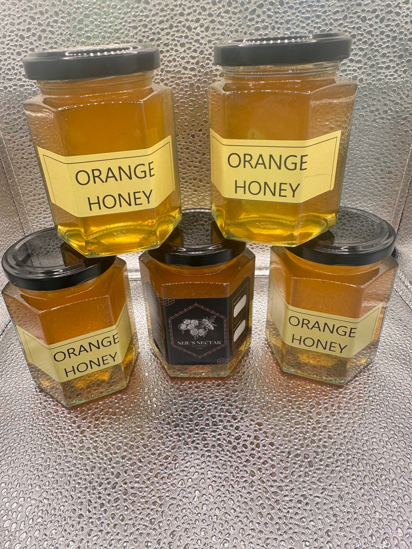 Orange infused Honey 8oz Jar 226g
