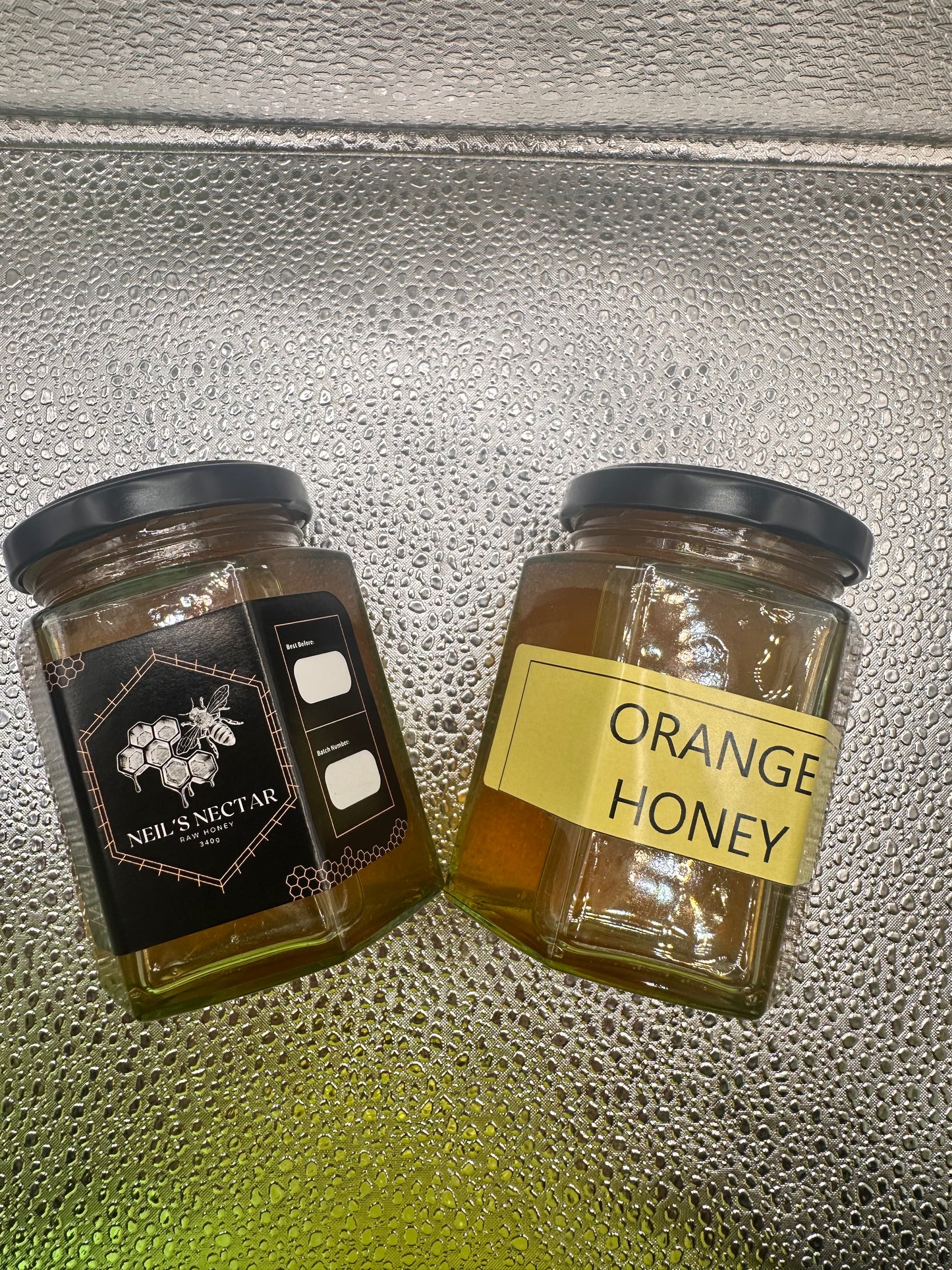 Orange infused Honey 8oz Jar 226g