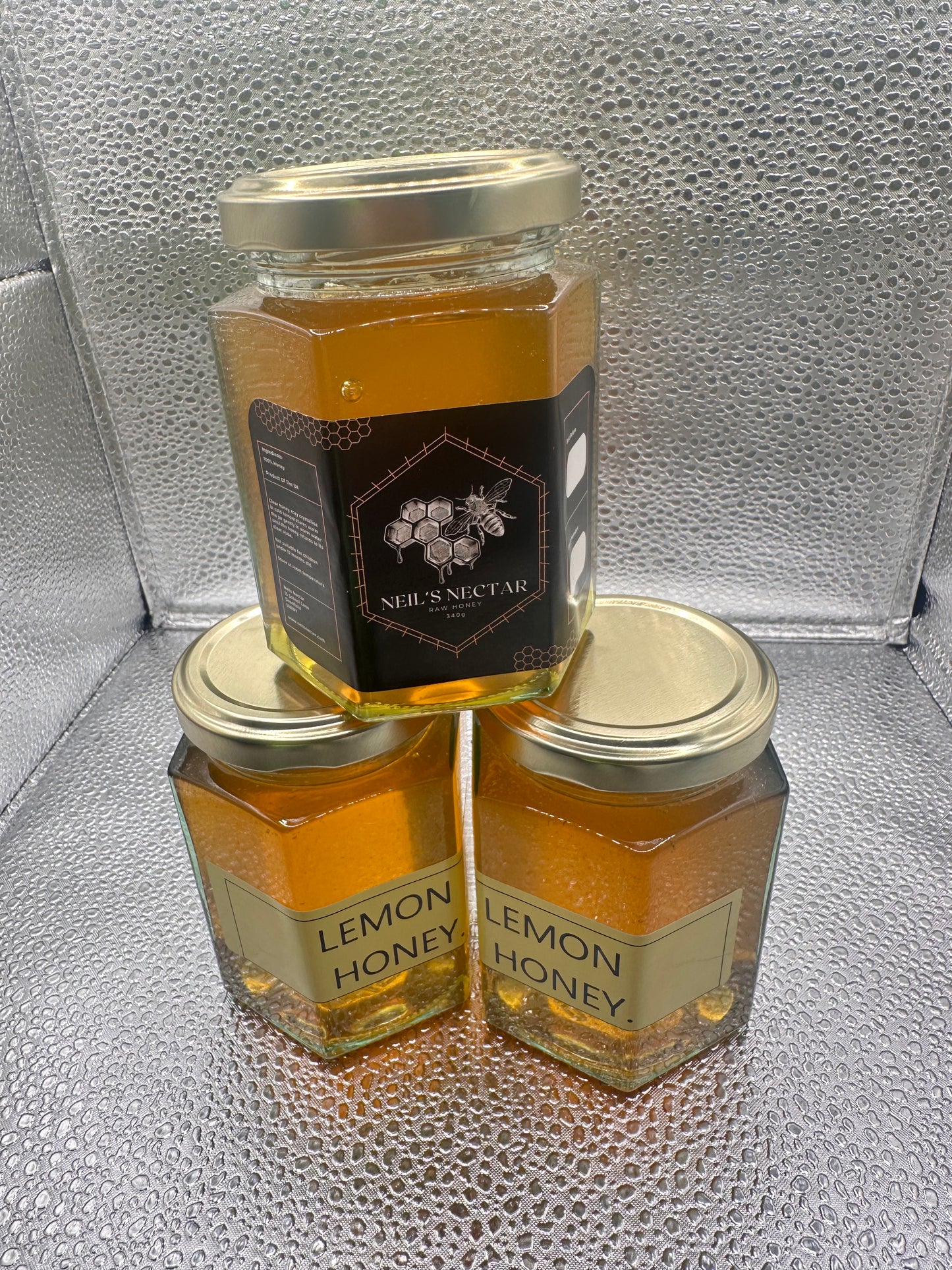 Lemon  infused Honey 8oz Jar 226g