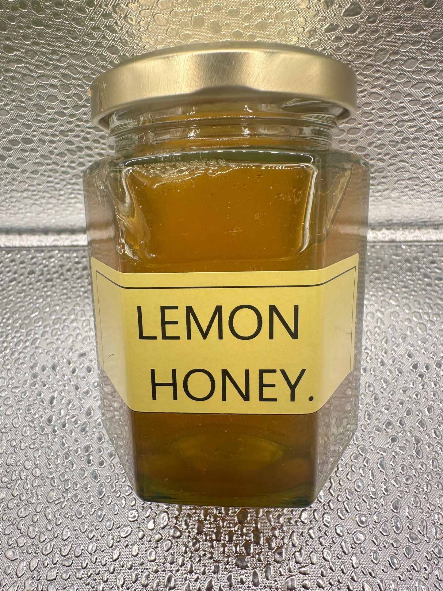 Lemon  infused Honey 8oz Jar 226g