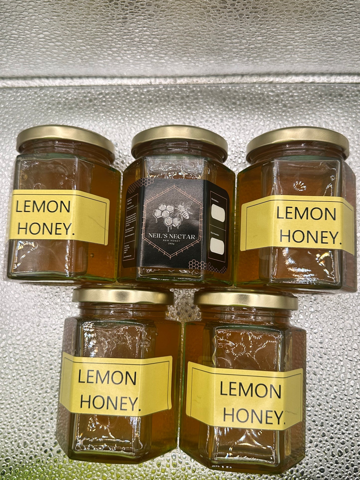 Lemon  infused Honey 8oz Jar 226g