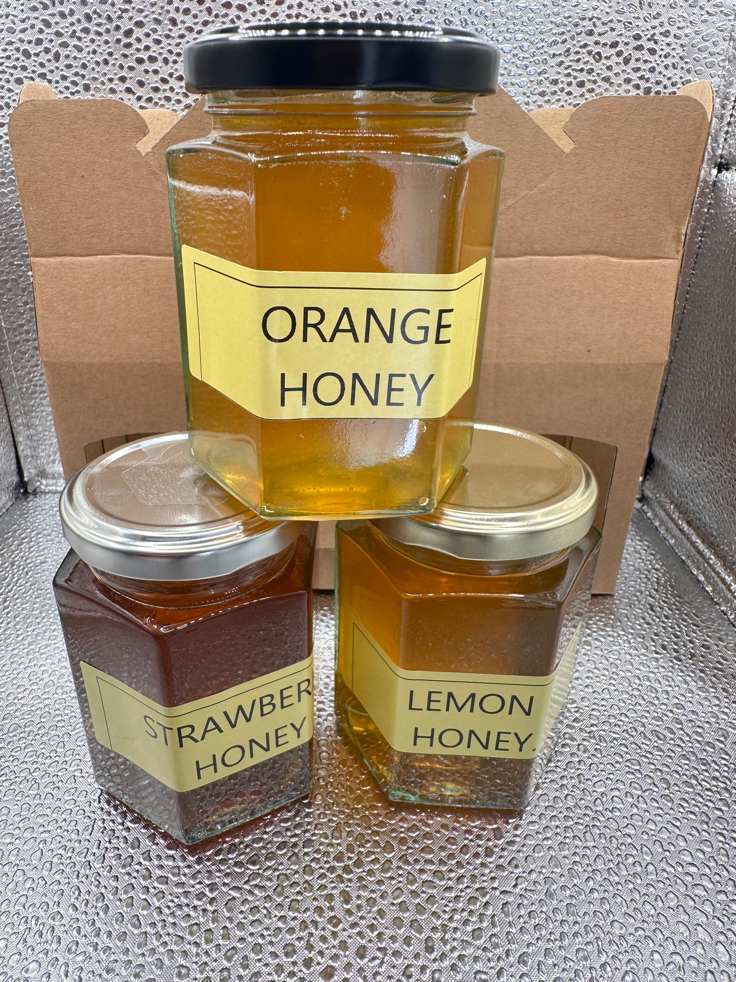 Fruity Honey Multi Pack - 3 x 8oz Jars