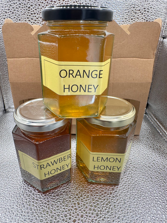 Fruity Honey Multi Pack - 3 x 8oz Jars