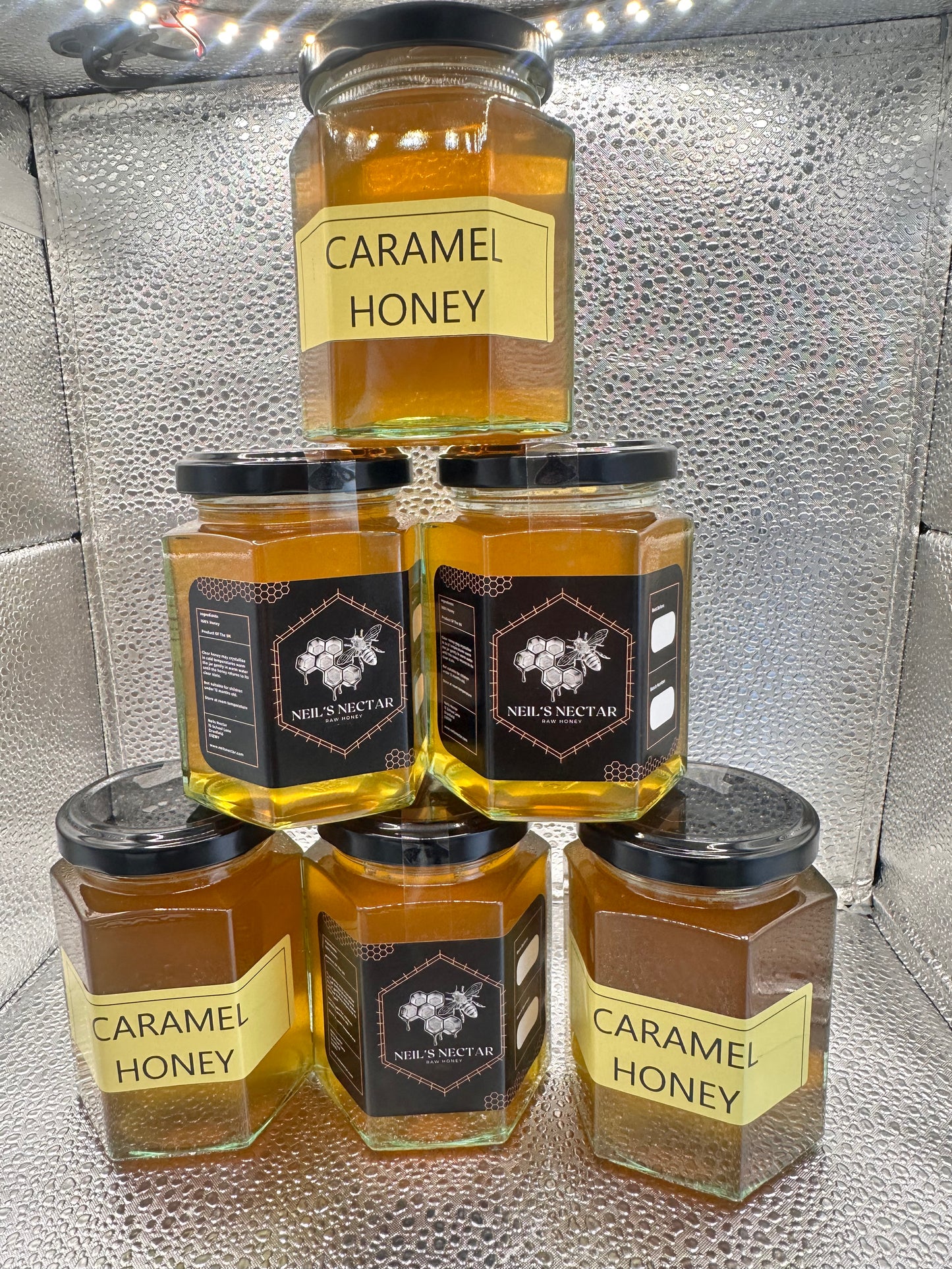 Caramel infused Honey 8oz Jar 226g