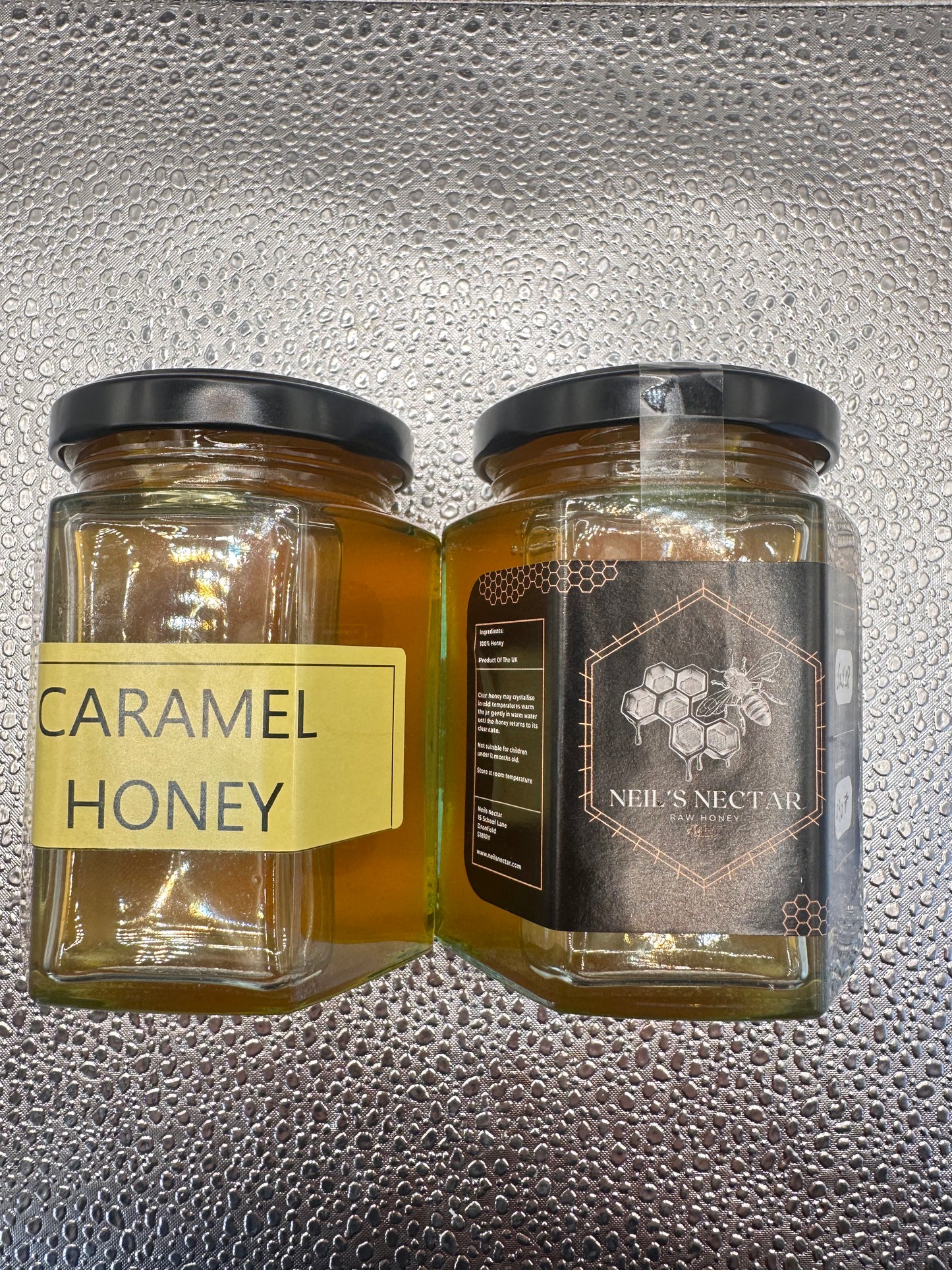 Caramel infused Honey 8oz Jar 226g
