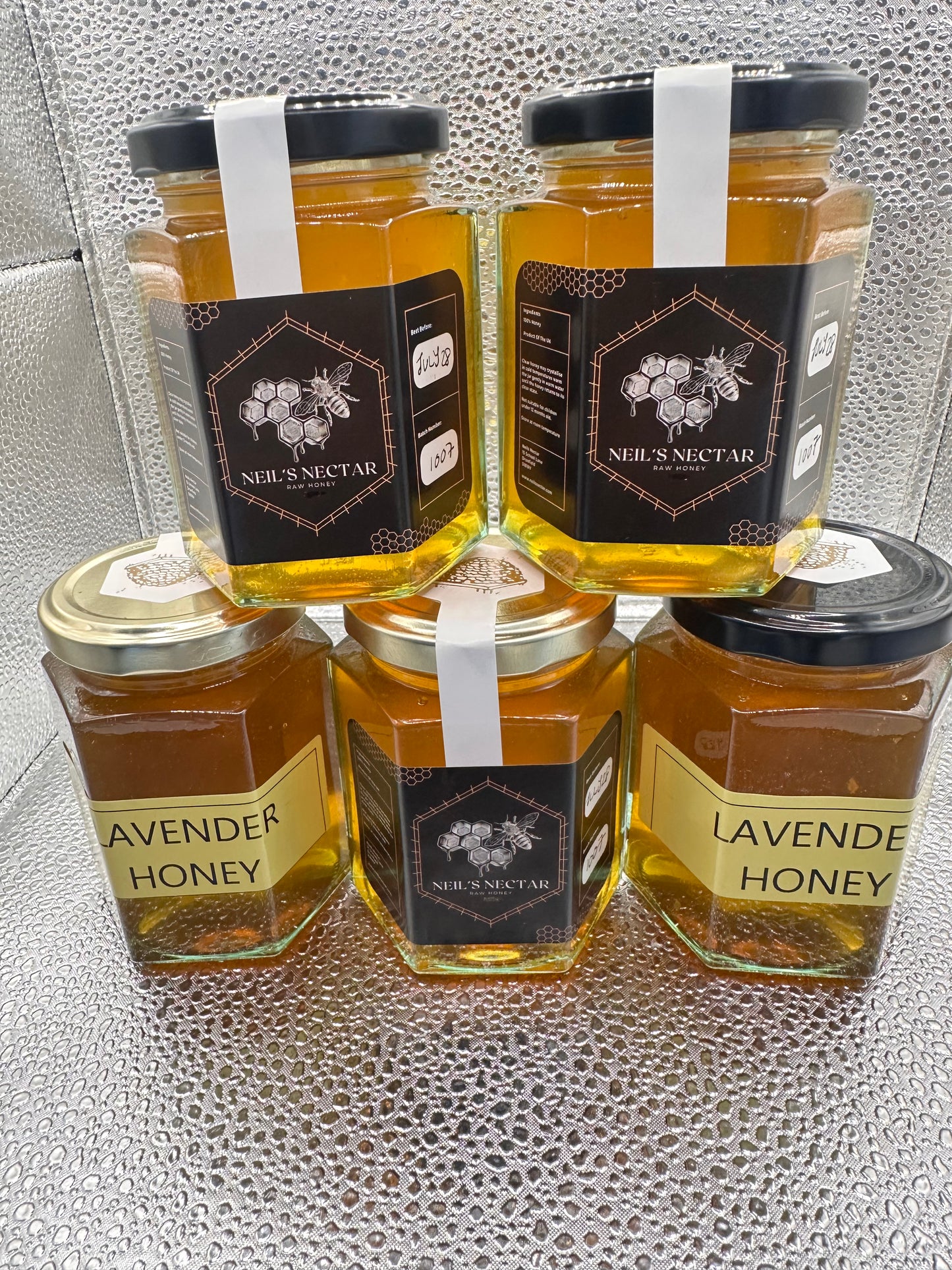Lavender infused Honey 8oz Jar 226g