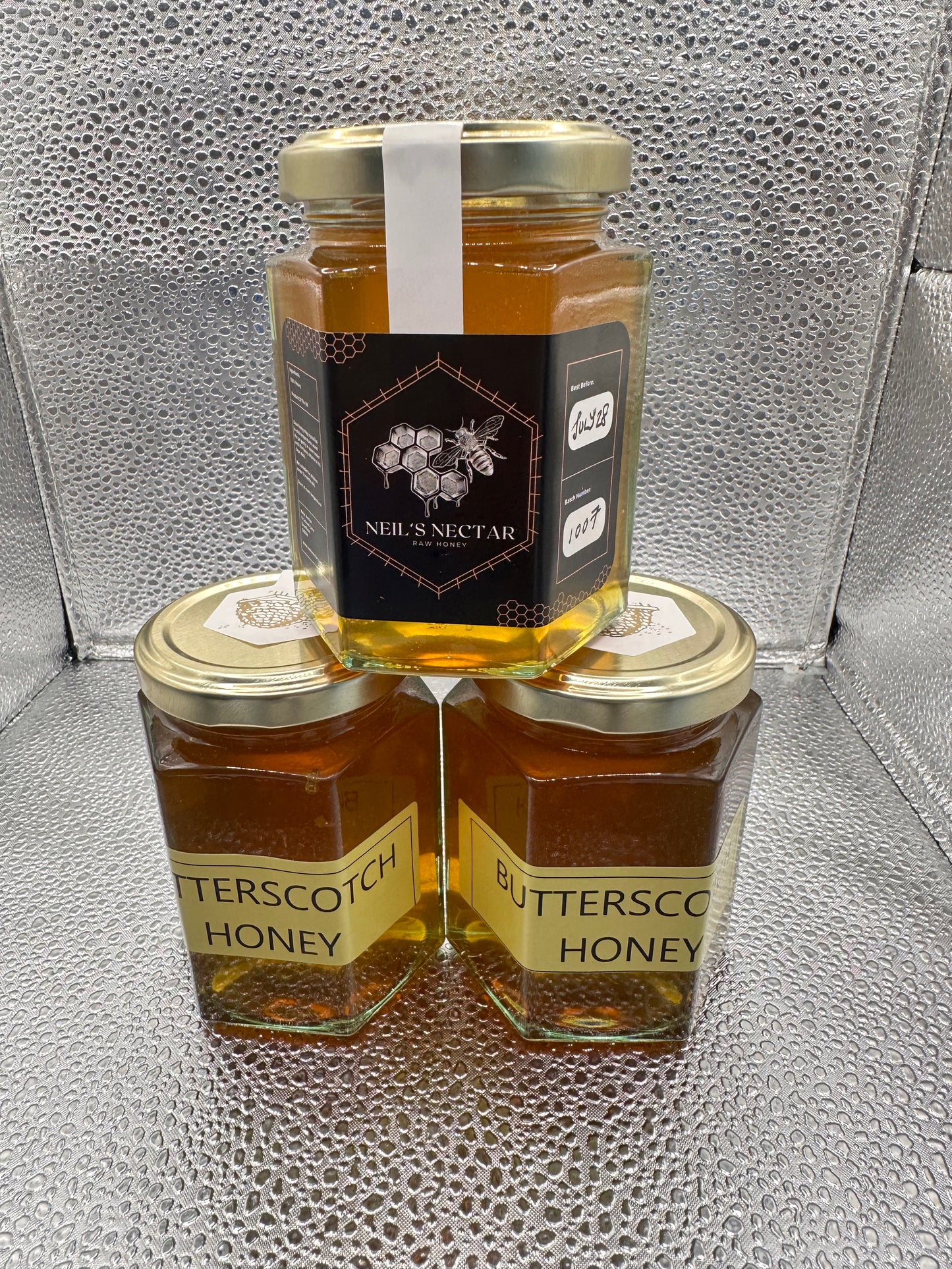 Butterscotch infused Honey 8oz Jar 226g
