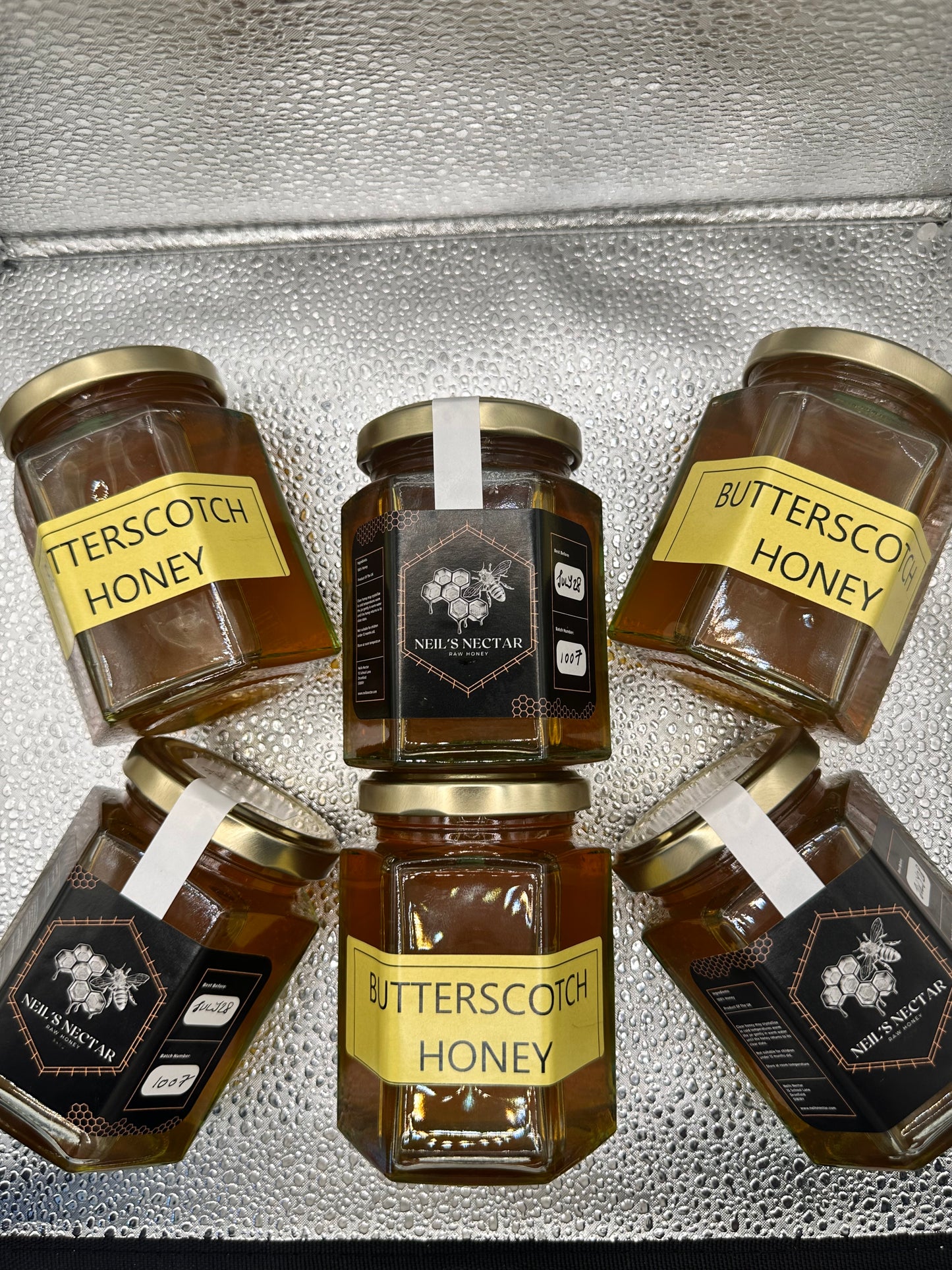 Butterscotch infused Honey 8oz Jar 226g