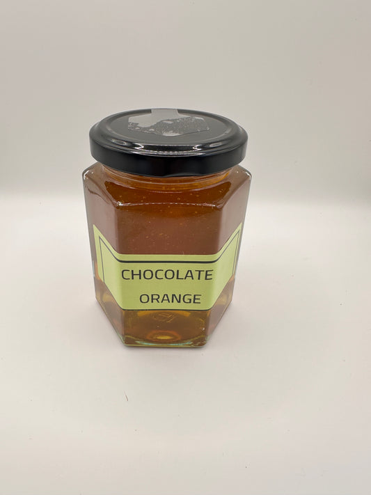 Chocolate Orange  infused Honey 8oz Jar 226g