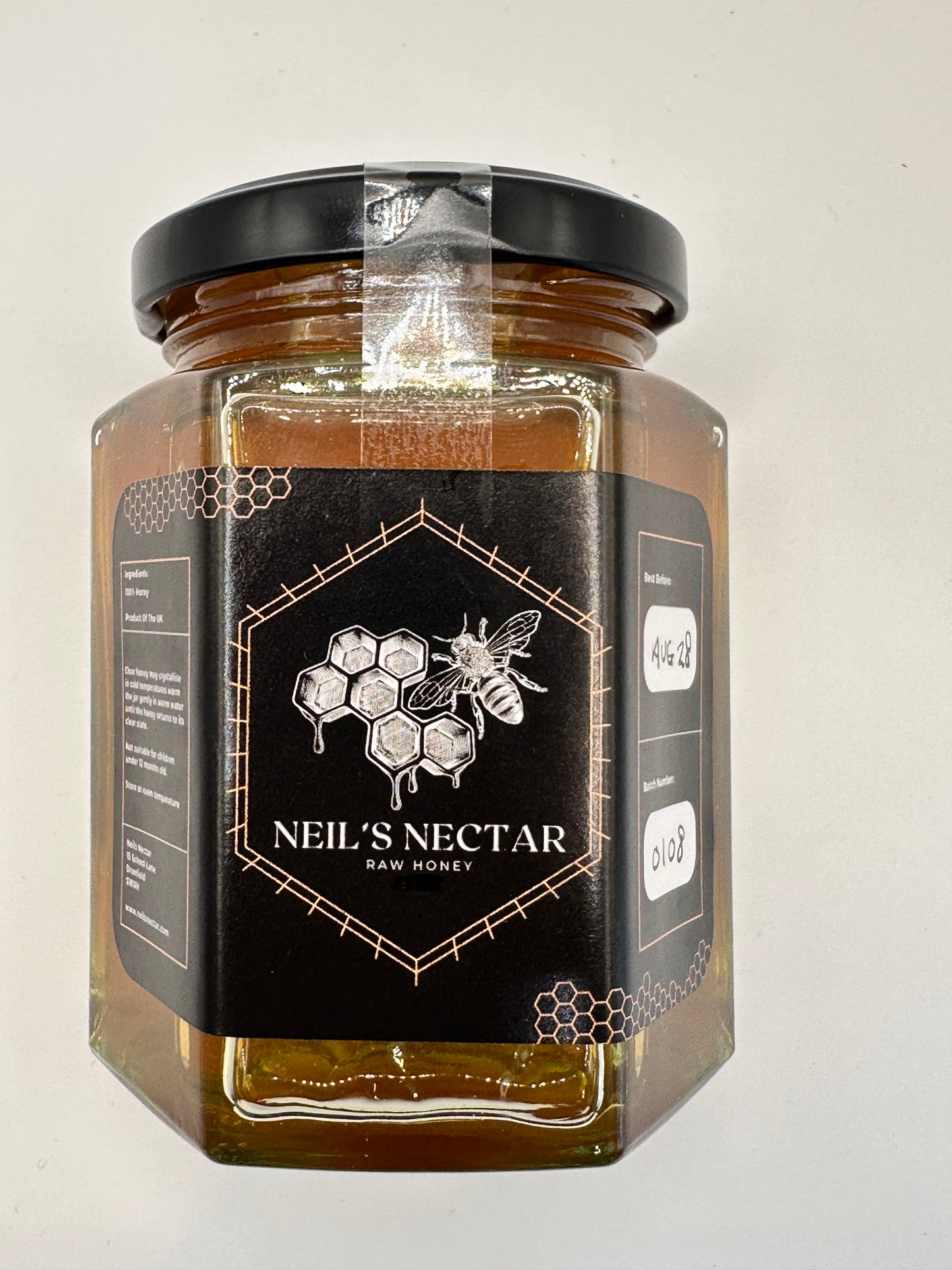 Chocolate Orange  infused Honey 8oz Jar 226g
