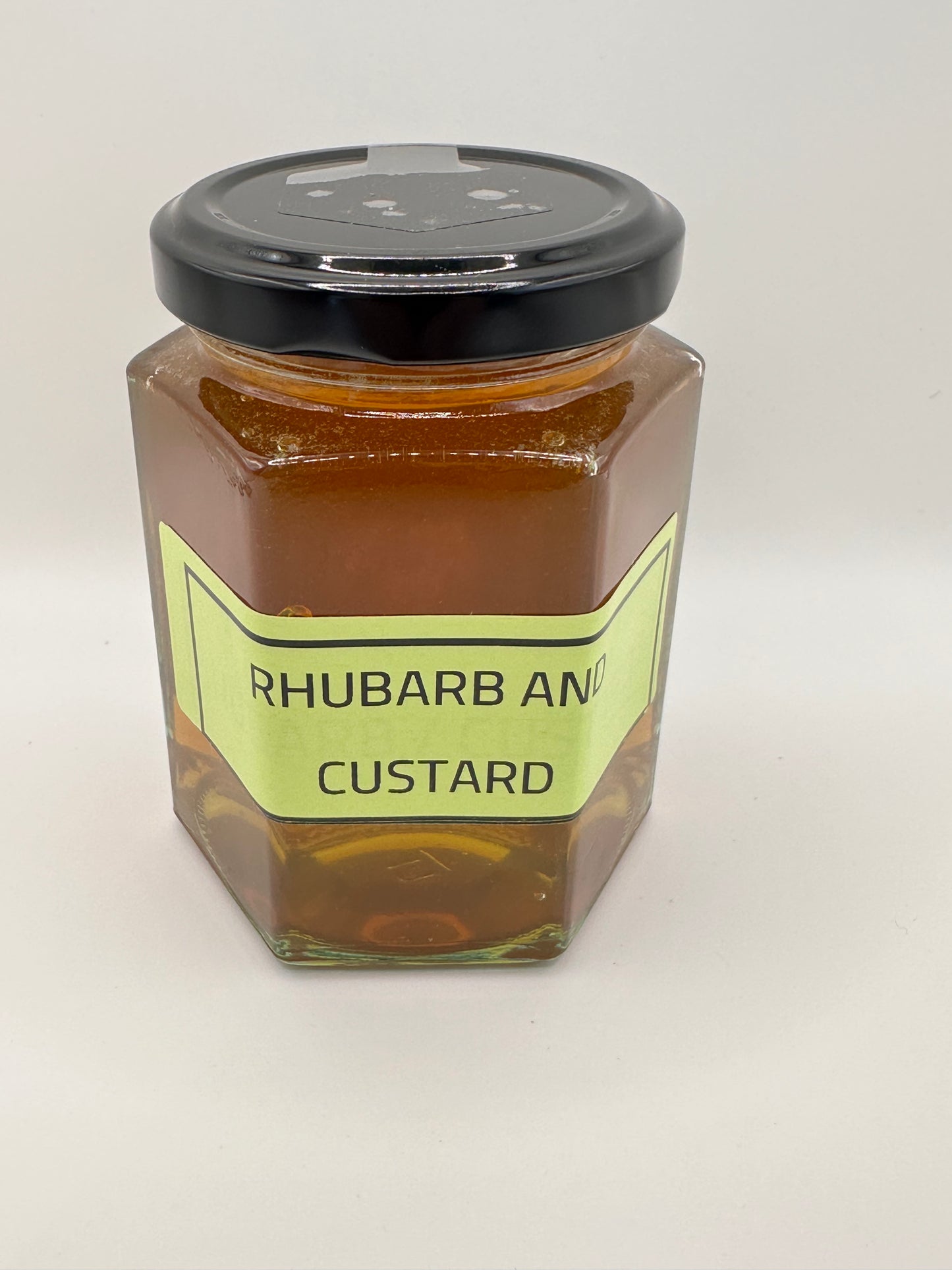 Rhubarb and custard   Honey 8oz Jar 226g