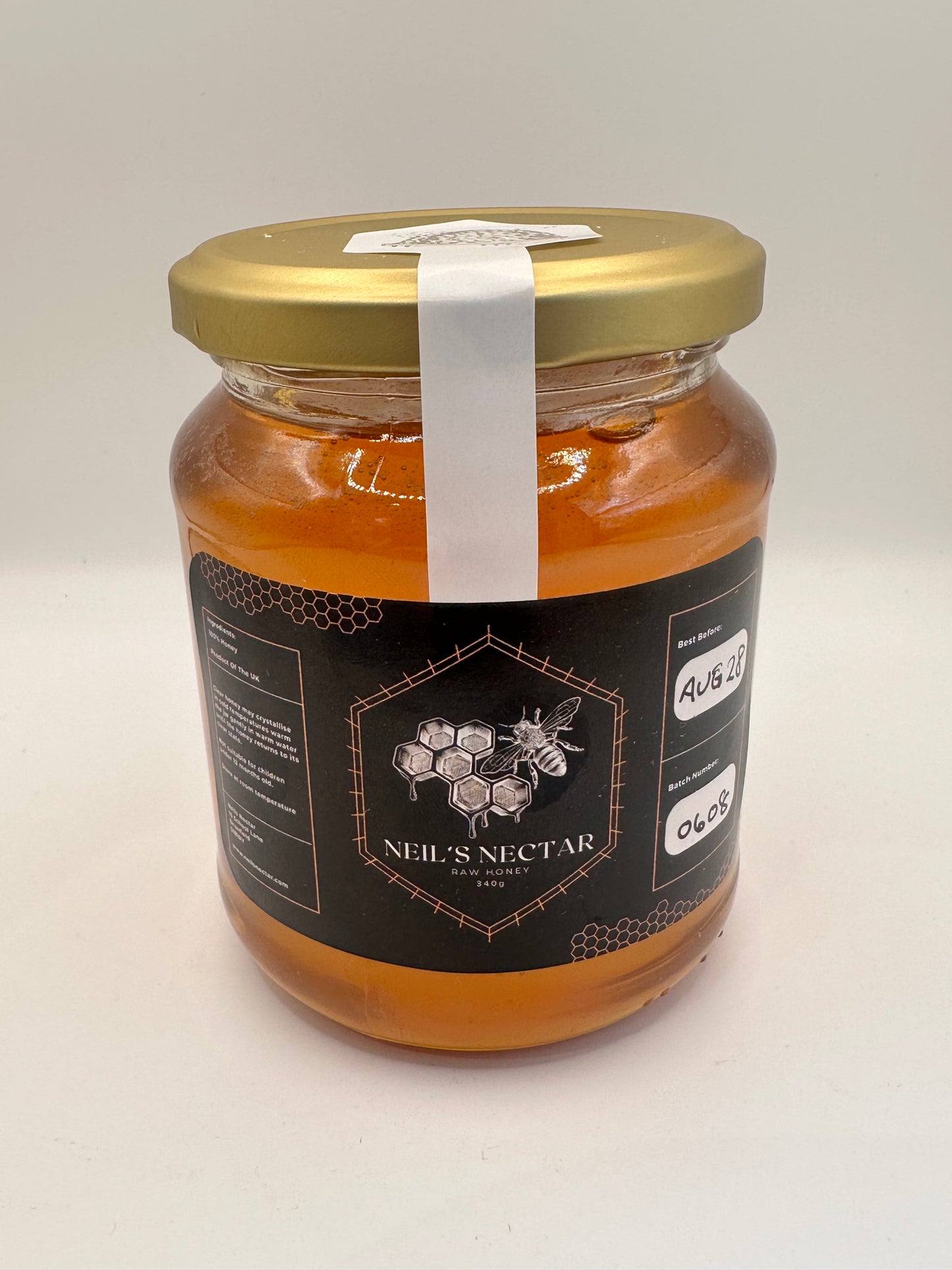 Neil's Nectar Honey 1LB JAR (454g)