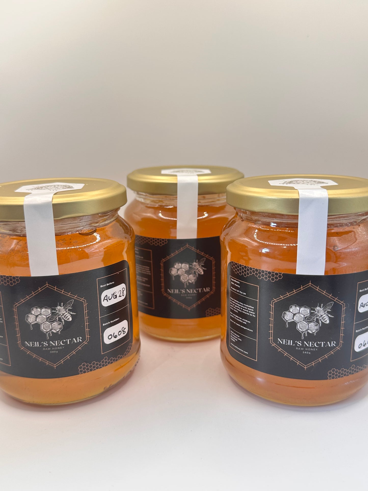 Neil's Nectar Honey 1LB JAR (454g)