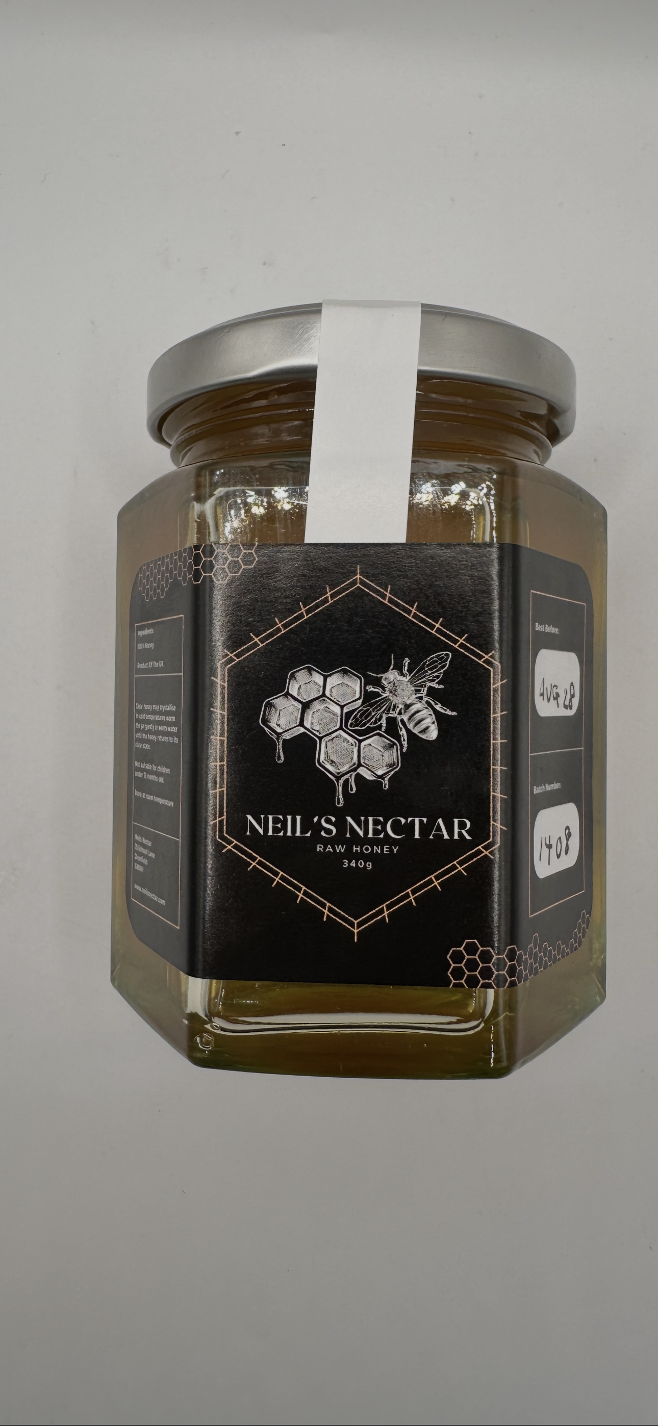 Cherry Breakwell infused  Honey 8oz Jar 226g