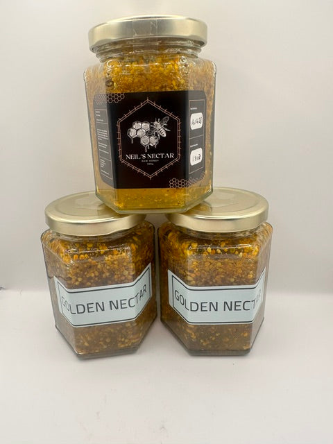 GOLDEN NECTAR  Honey jar 340g