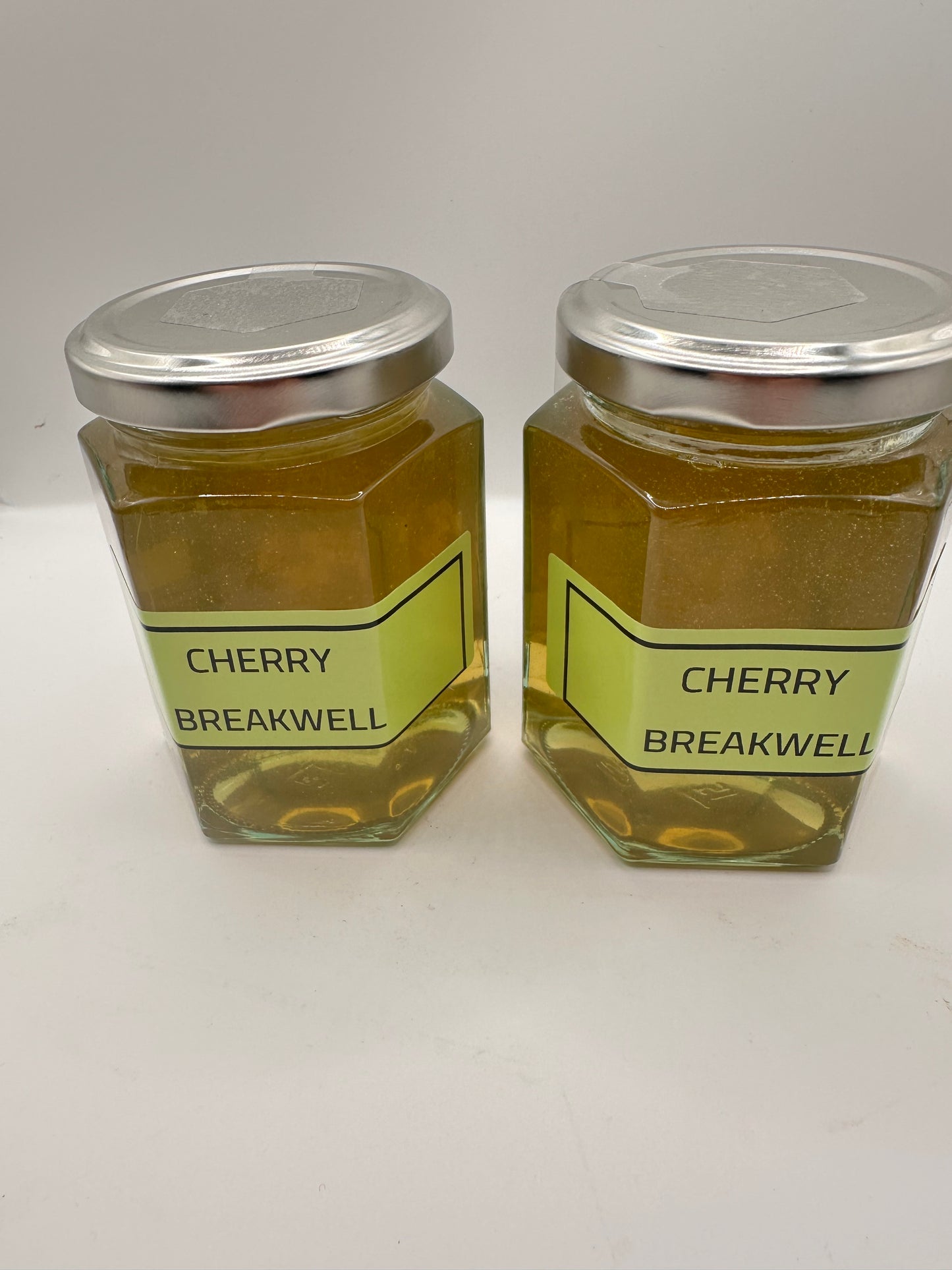Cherry Breakwell infused  Honey 8oz Jar 226g