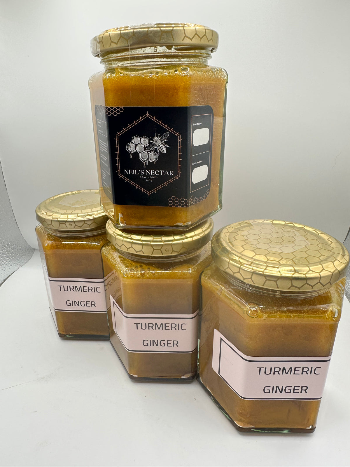 TURMERIC AND GINGER   Honey 340g jar