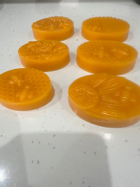 Decorative Beeswax handcrafted embossed wax medallions  – Natural, Unscented & Multi-Purpose