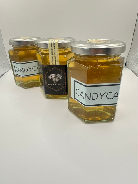 CANDY CANE  flavoured Honey 8oz Jar (226g)