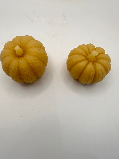 Pure Beeswax Pumpkins set of 3
