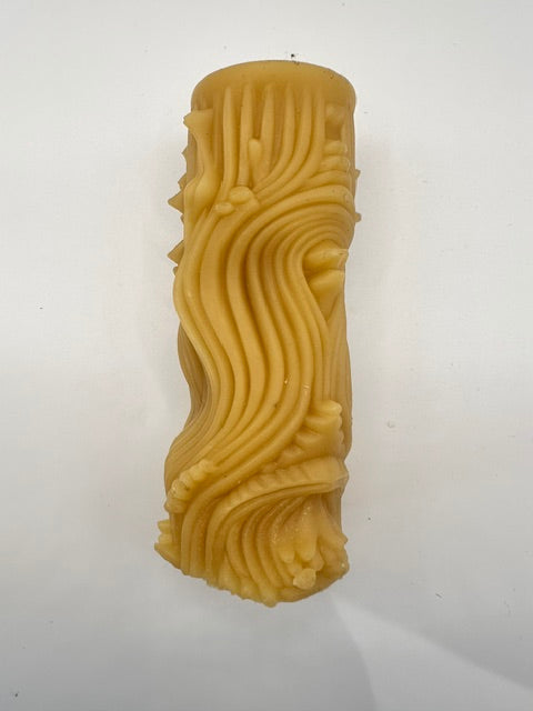 Pure Bees Wax pillar Curves Baroque  no3
