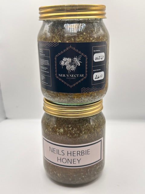 Neil's HERBIE  Honey 1LB JAR (454g)