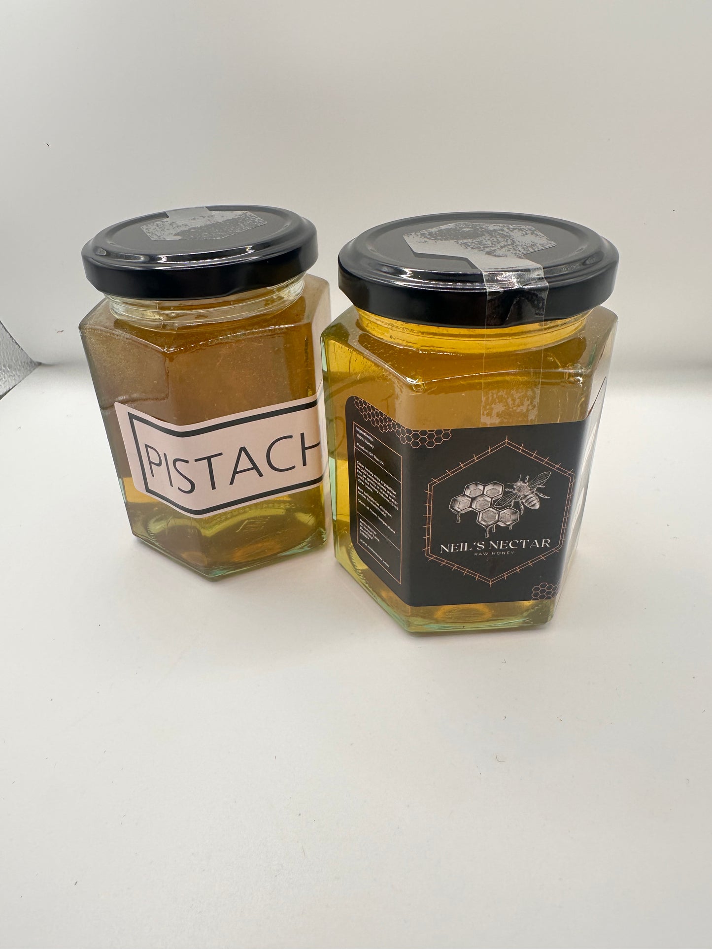PISTACHIO infused Honey 8oz Jar 226g