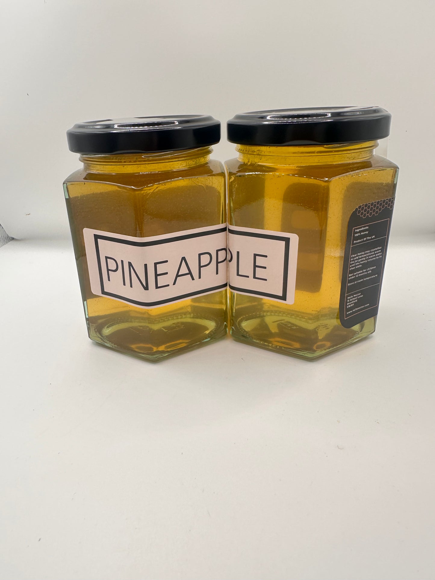 PINEAPPLE  infused Honey 8oz Jar 226g