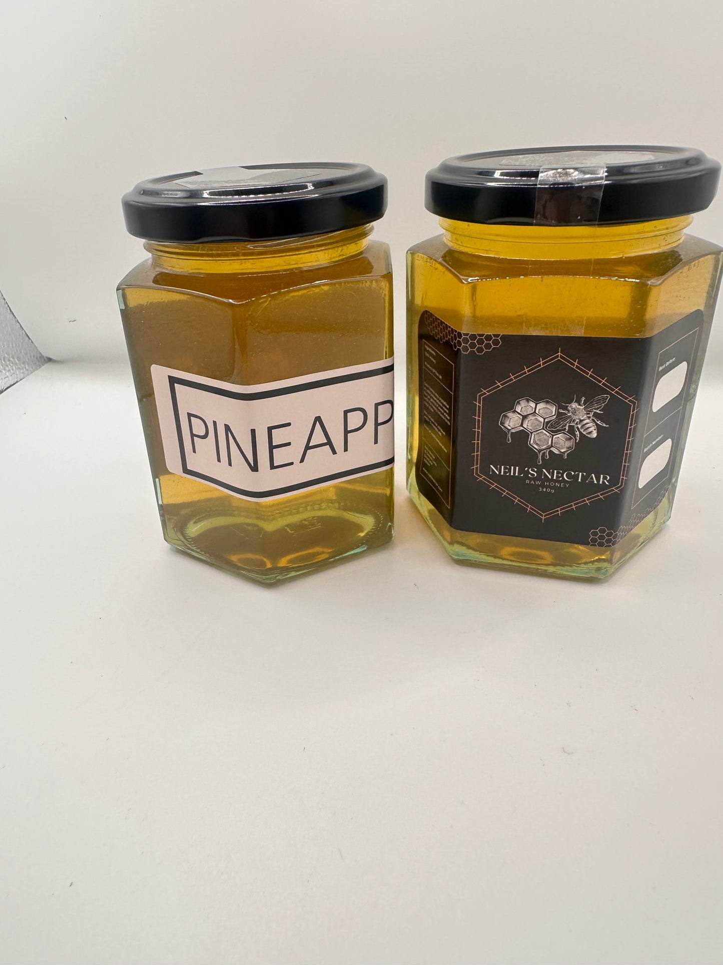 PINEAPPLE  infused Honey 8oz Jar 226g