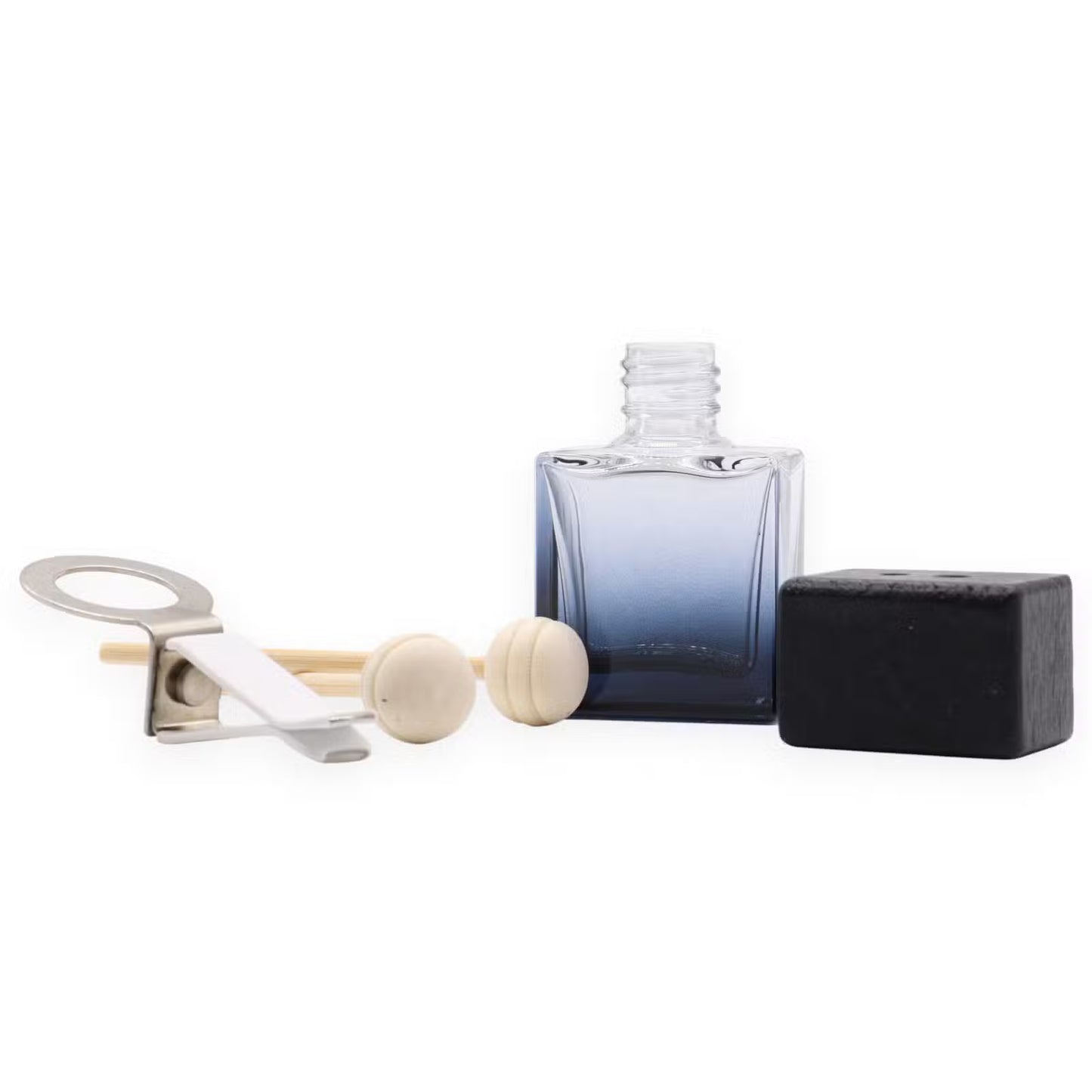 Car Diffuser Vent Attach Bottles - 8ml  SET OF 3  BLUE / BLACK