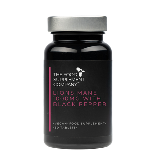 Lions Mane with black Pepper Tablets (60)