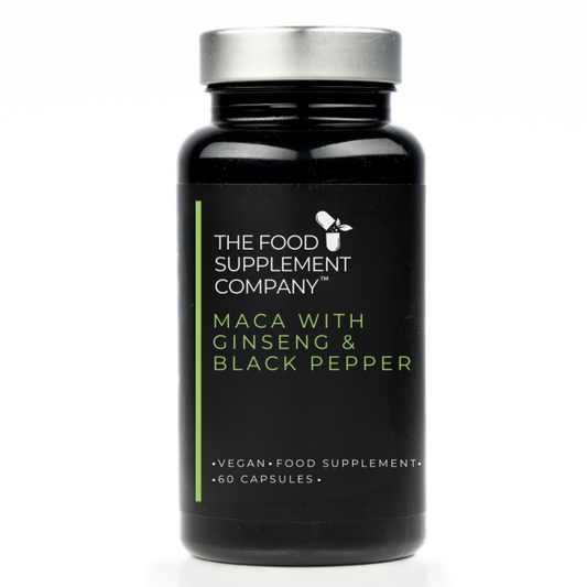 Maca with Ginseng and Black Pepper Capsules (60)
